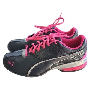 Puma Tazon 6 Women's Cross Trainers — Black and Pink, Size 9.5